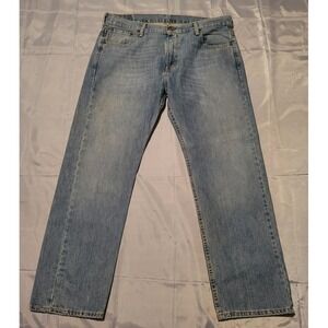 Levis 569 Mens 36x30 Denim Blue‎ Jeans Medium Wash Loose Fit Straight Leg Baggy